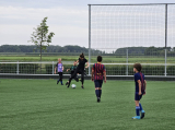 Laatste training S.K.N.W.K. JO11-1JM (partijtje tegen de ouders) van maandag 27 mei 2024 (19/137)